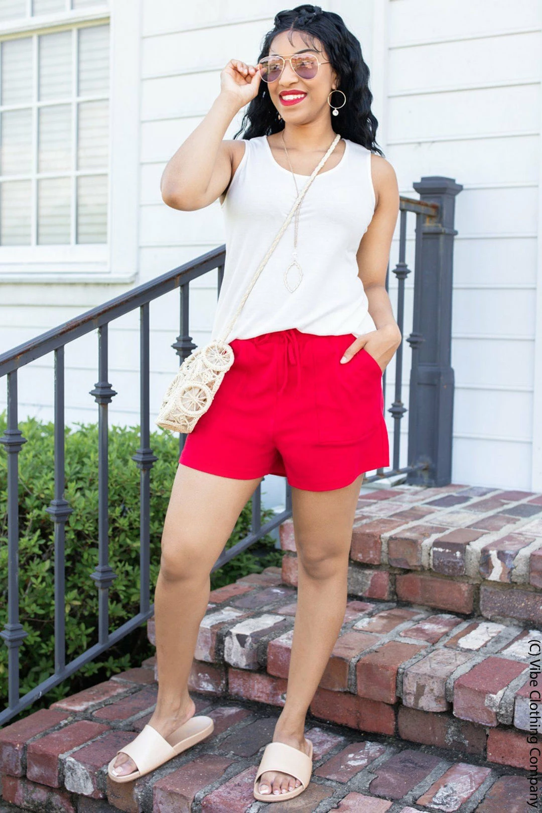 3053 Adventure Shorts - Red 4 3053 Adventure Shorts - Red