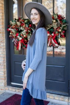 001 New Basics Any & Everything Tunic Top- Steel 8 001 New Basics Any & Everything Tunic Top- Steel