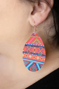 ViVi Liam Jewelry Aztec Earrings - Bar