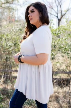 001 Beautiful Dreamer Babydoll Top New Basics