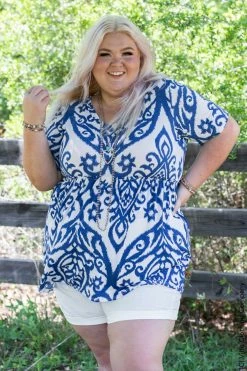 004 New Tops Blue Willow Top