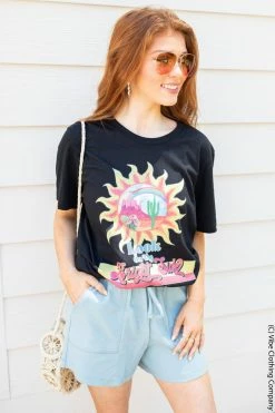 L&B Bright Side Of The Sun Graphic Tee New Graphic Tees