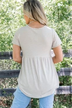 001 New Basics Casually Chic Babydoll Top