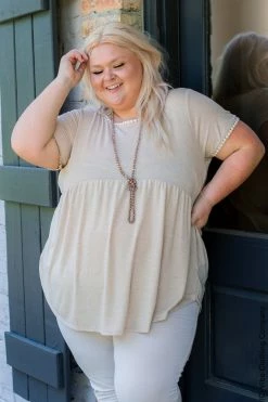 001 New Basics Casually Chic Babydoll Top