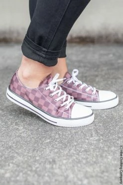 ERK Fashions Checkered Sneakers New Shoes