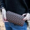 PJ Handbags Checkered Wallet New Purses & Bags