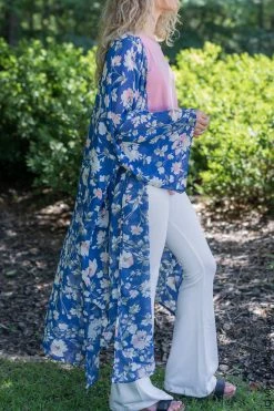 024 Cool Water Flowers Kimono 10 024 Cool Water Flowers Kimono