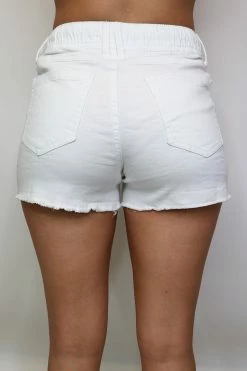 015 Delta Denim Shorts - White