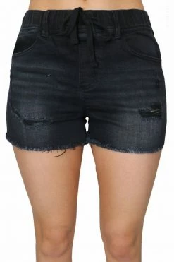 015 Delta Denim Shorts - Black New Bottoms