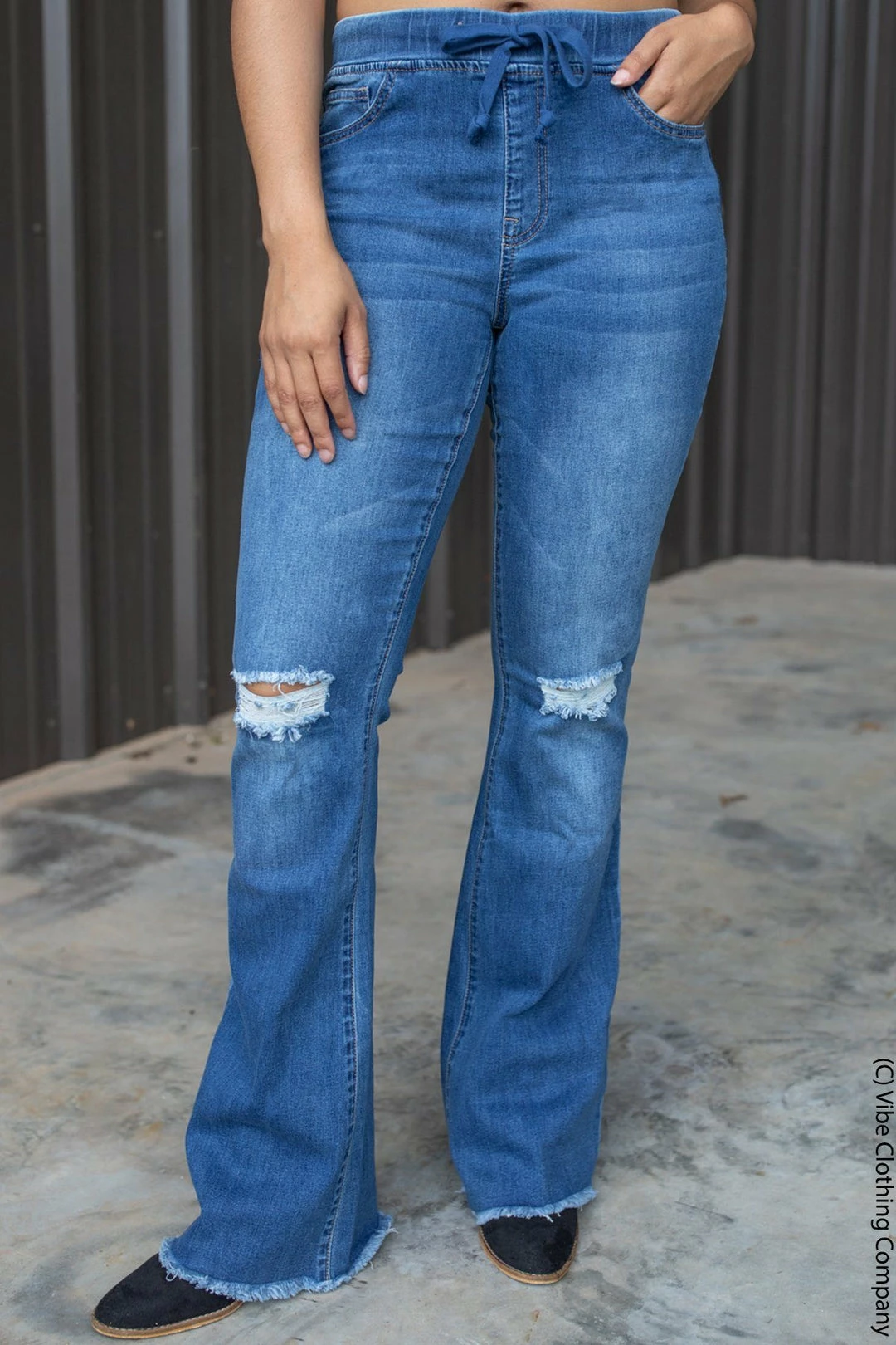 019 Drive You Crazy Boot-Cut Distressed Jeans New Bottoms 3 019 Drive You Crazy Boot-Cut Distressed Jeans New Bottoms