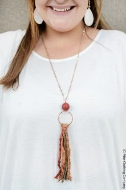 Vivi Liam Fabulously Fall Silk Necklace New Jewelry