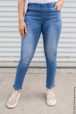 Vocal Apparel Fashion Forward Sparkle Skinnies