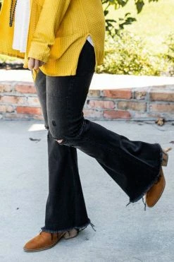 017 Fizz Distressed Flares New Bottoms