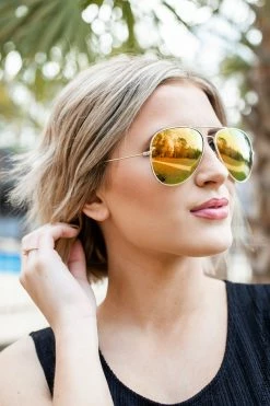 Sunnie LA Go For The Gold Sunglasses