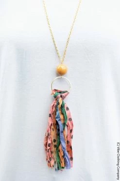 Vivi Liam New Jewelry Golden Girls Silk Necklace