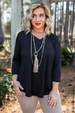 P & Rose Gotta Get That Top - Black