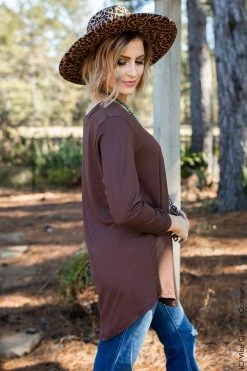 P & Rose Gotta Get That Top - Brown 8 P & Rose Gotta Get That Top - Brown