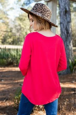 P & Rose New Tops Gotta Get That Top - Red 9 P & Rose New Tops Gotta Get That Top - Red