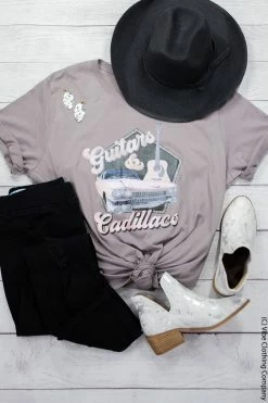 Mark Tee Guitars & Cadillacs Graphic Tee