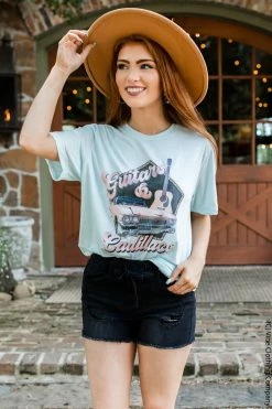 Mark Tee Guitars & Cadillacs Graphic Tee