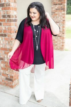 Vibe Clothing Company Vibe High Low Vest - Solid