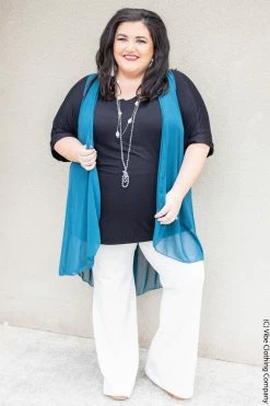 Vibe Clothing Company Vibe High Low Vest - Solid