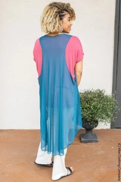 Vibe Clothing Company Vibe High Low Vest - Solid