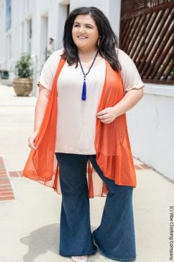 Vibe Clothing Company Vibe High Low Vest - Solid