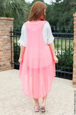 Vibe Clothing Company Vibe High Low Vest - Solid