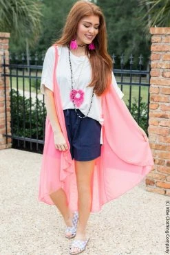 Vibe Clothing Company Vibe High Low Vest - Solid