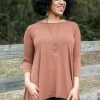 001 I'm A Believer Tunic Top - Pinecone New Basics