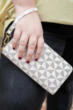 PJ Handbags Checkered Wallet New Purses & Bags