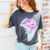 L&B New Graphic Tees JEM Lips Graphic Tee