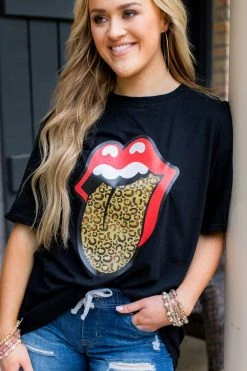 Mark Tee New Graphic Tees Jagger Lips Graphic Tee