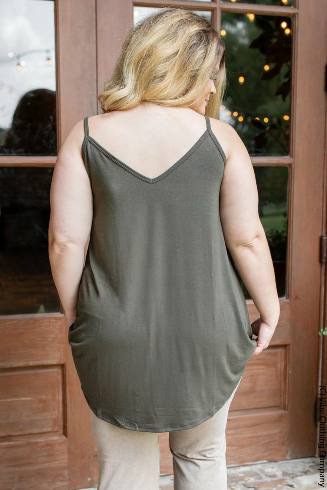 RT-3150AB Keep On Runnin' Reversible Tank - Olive New Basics 5 RT-3150AB Keep On Runnin' Reversible Tank - Olive New Basics