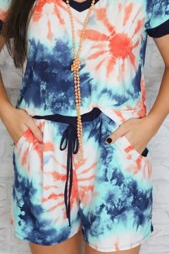 Oddi New Bottoms Tommie Tie-Dye Shorts