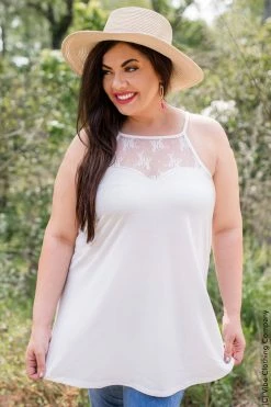 001 New Basics Lace Layering Tanks