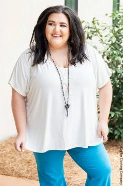 026 New Basics Layover Tee - Soft White 9 026 New Basics Layover Tee - Soft White