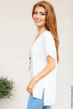 026 New Basics Layover Tee - Soft White 10 026 New Basics Layover Tee - Soft White