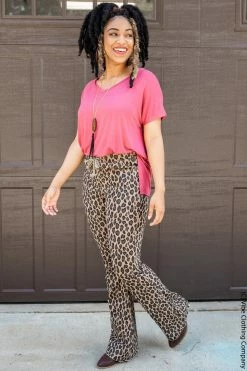 019 New Bottoms Party Everyday Leopard Flares