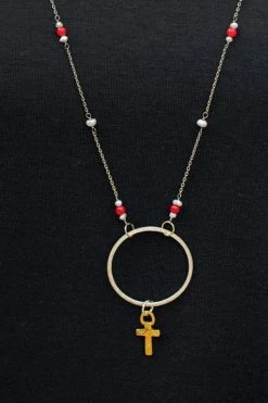 ViVi Liam Jewelry New Jewelry Little Bit Of Red Necklace