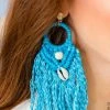 Ole Macramé & Sea Shell Earrings New Jewelry