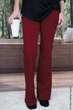 Vibe Clothing Company New Bottoms Classic Straights - Maroon (Solid)