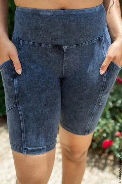 007 New Basics Moto Biker Shorts