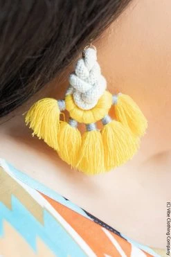 Ole New Jewelry Nadia Tassel Fringe Earrings