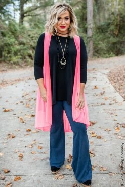 Vibe Clothing Company Vibe High Low Vest - Solid