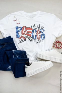 Mark Tee New Graphic Tees Oh, The Places You'll Go Graphic Tee