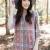 Collective Rack Part Of Your World Plaid Top