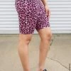 001 Pink Leopard Biker Shorts New Arrivals