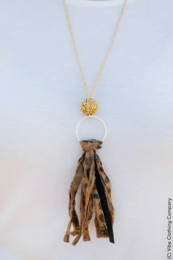 ViVi Liam Jewelry New Jewelry Prowl Leopard Necklace